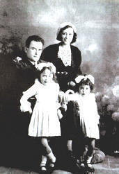 La familia Leret-O´Neill (Virgilio, Carlota, Mariola y Loti), una de las muchas (tal vez la primera) destrozadas por la guerra de España